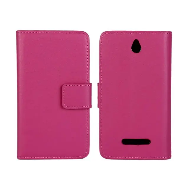 Высококачественный чехол кошелек из натуральной кожи для Sony Xperia E Dual C1605 C1604 с