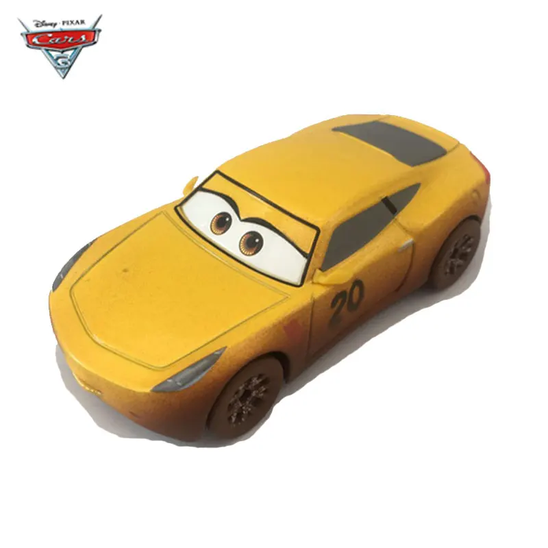1:55 металлической игрушки Disney &quotтачки 3 сумасшедшие разбился вечерние Lightning McQueen