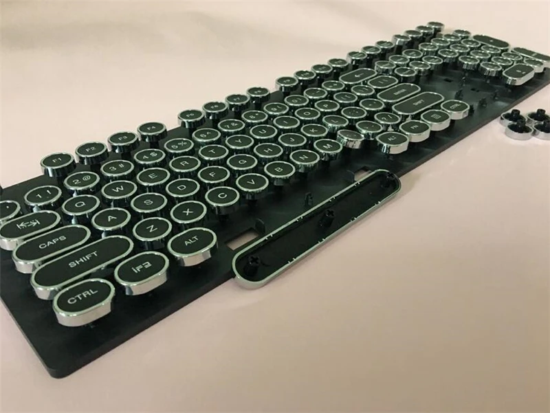 DIY Keycap ретро пара панк пишущая машинка механическая клавиатура для клавиатуры 104 Стандартный ключи