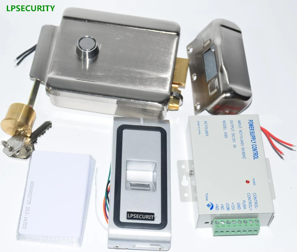 Lpesecurity металлический корпус отпечатков пальцев двери ворота замка Управление