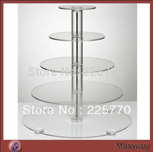 

5 tiers acrylic cupcake stand / Acrylic cupcake holder / Acrylic cupcake shelf