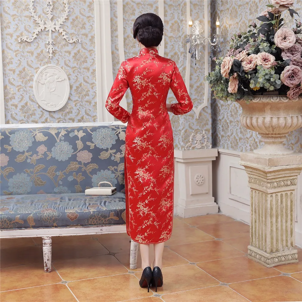 Традиционная китайская одежда Shanghai Story платья в китайском стиле длинный Чонсам с