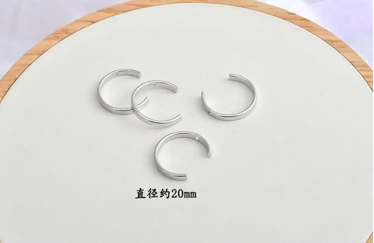 DIY корейские аксессуары покрытые медью 14k золотой, геометрической формы c-образные серьги в Европе и США