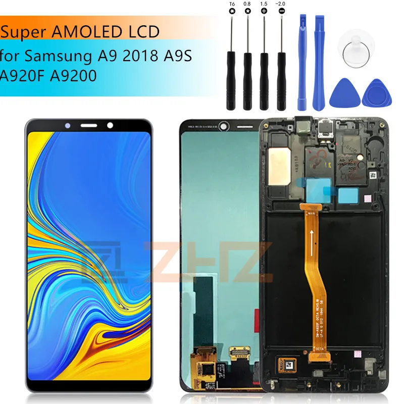 Сменный сенсорный ЖК экран для SAMSUNG GALAXY A9 A9200 A9s a9 Star Pro a920f|Экраны мобильных