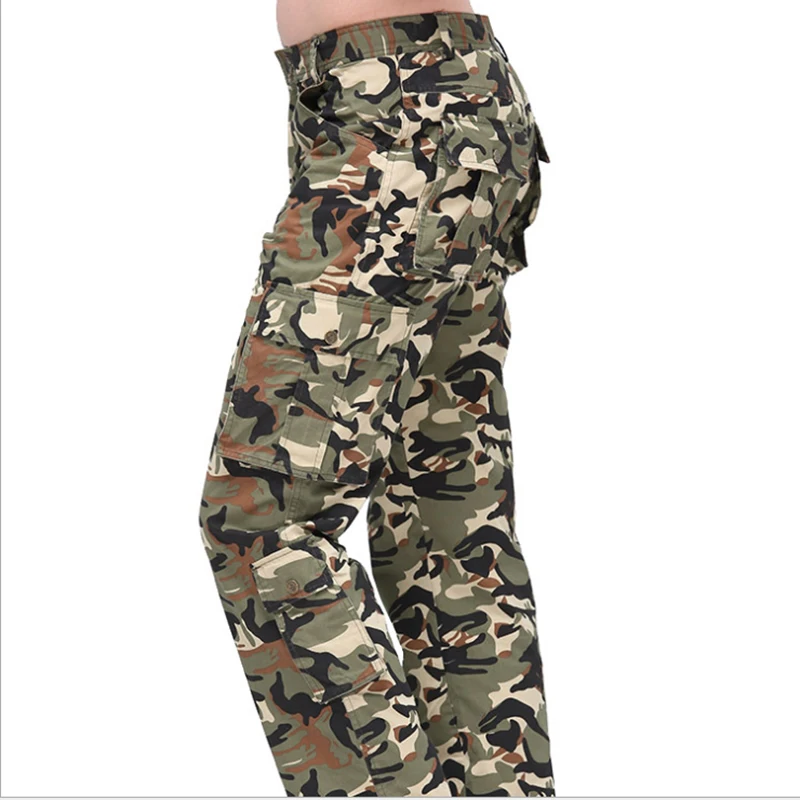 Уличные военные камуфляжные тактические брюки 2020 женские облегающие хлопковые