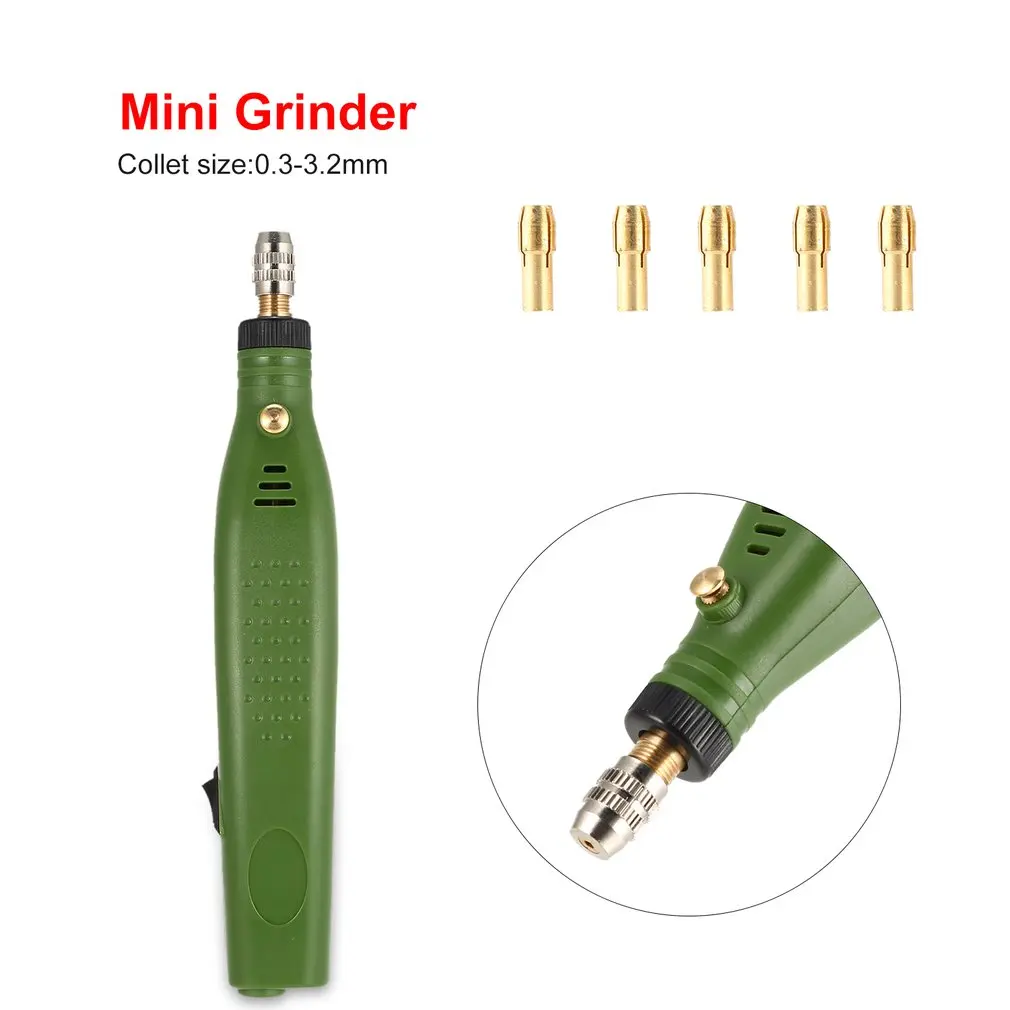 12W Electric Drill Mini Grinder Set Drilling Engraving DIY Power Rotary Tool Kit Grinding Polishing Engraver Pen 14000r/min | Инструменты