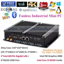 Мини компьютер Eglobal без вентилятора мини ПК с Windows 10 Core i5 4200U I3 4010U