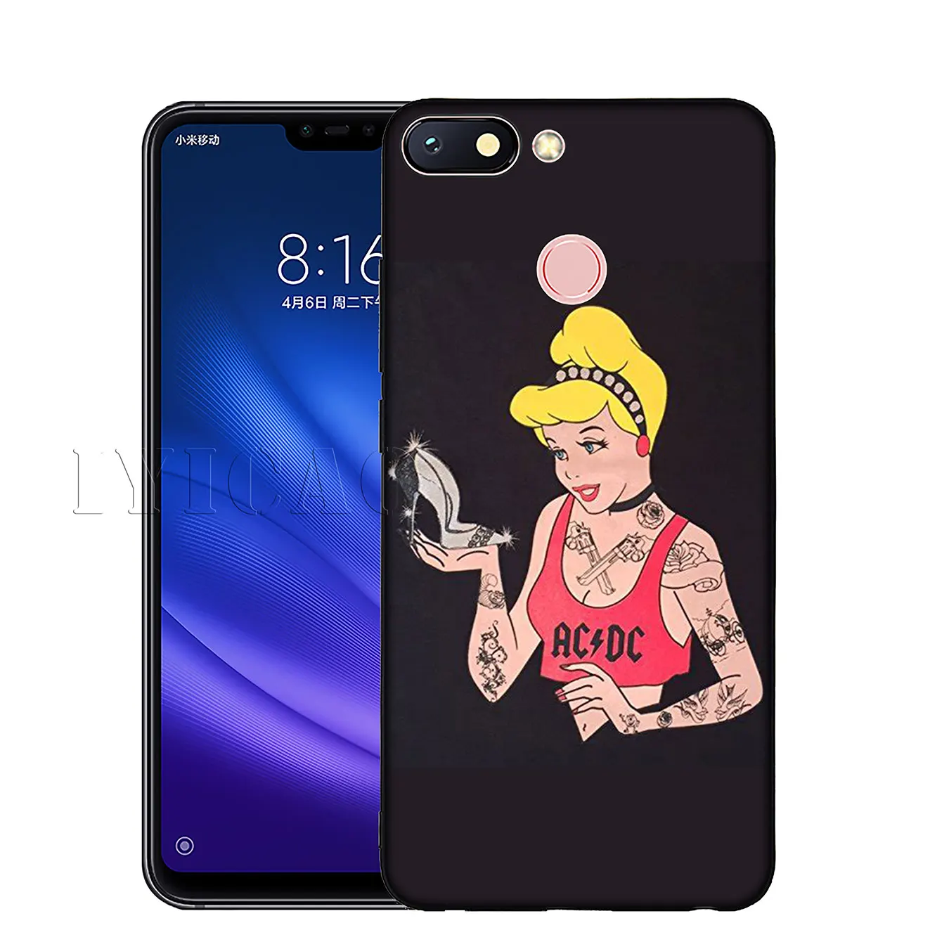 IYICAO Tattooed Alice Ariel Jasmine princess cartoon Soft Case for Xiaomi Mi 10 9 9T CC9 CC9E 8 SE A3 Pro A1 A2 Lite 6 f1 |