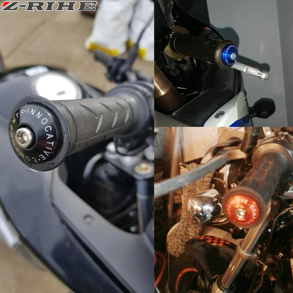 Рукоятка для Руля Мотоцикла 7/8 &quot 22 мм рукоятка Торцевая Крышка SUZUKI GSF 250 600 600S 650 650S