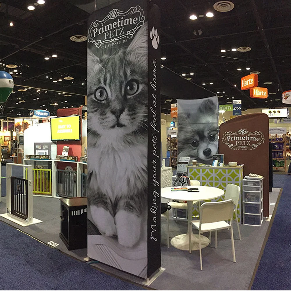 20-футовый портативный выставочный баннер для киоска телевизионный кронштейн