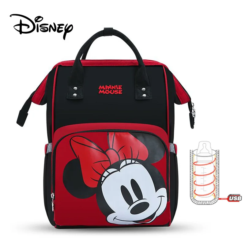 Mickey Mouse 03 Disney рюкзак для мамы, Женский Многофункциональный подгузник, детская USB бутылочка с изоляцией, сумка для мам с Микки Маусом, сумка для подгузников - Цвет: Mickey Mouse 03