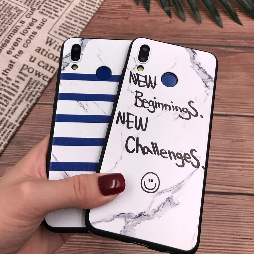 Для Huawei P20 Lite чехол Чехол под мрамор для P9 2017 P8 P10 Pro Plus Honor 9 Mate 10 |