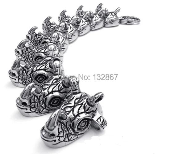 39 мм модный мужской браслет из нержавеющей стали | Украшения и аксессуары