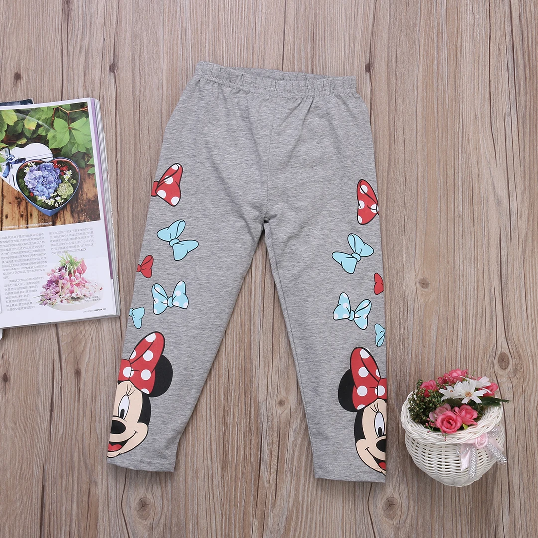 Новинка 2019 детская одежда для малышей детские леггинсы девочек Хлопковые Штаны с