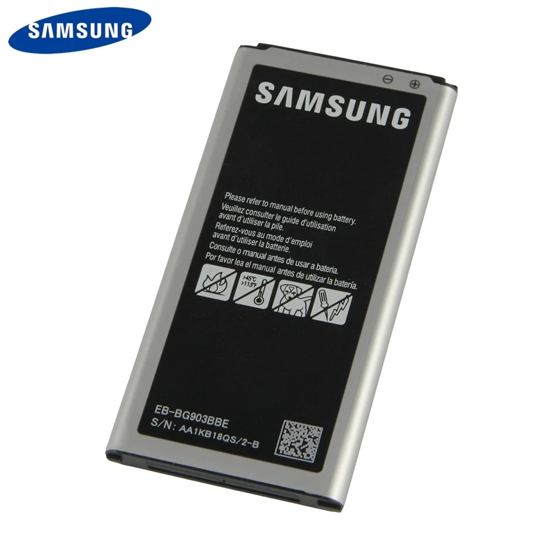 Оригинальная Аккумуляторная батарея Samsung аккумулятор для Galaxy S5 Neo с NFC 4 контакта