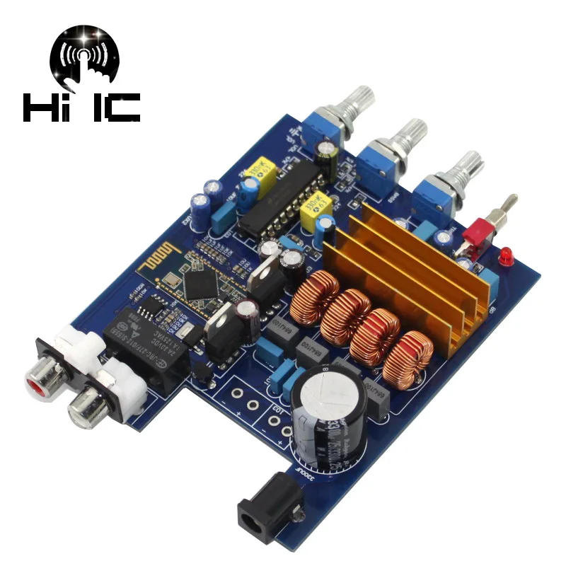 TPA3116 + LM1036 Bluetooth Усилители домашние доска 4.0 CSR4.0 класса D 2.0 HIFI аудио ВЧ регулировки