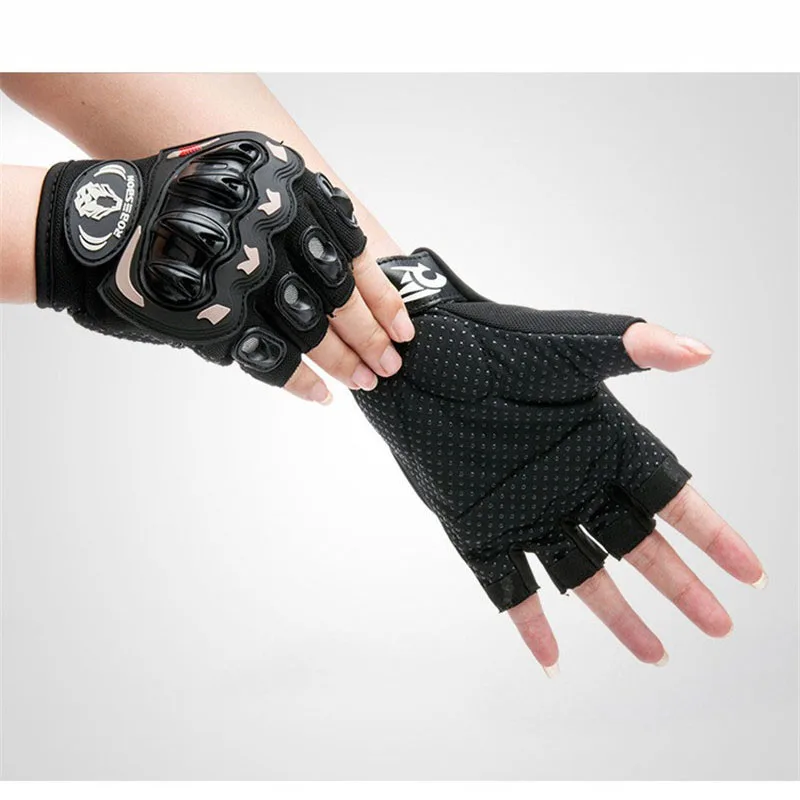ROBESBON Half Finger Knight Bicycle Gloves Gel Motocross Mittens Guantes Ciclismo Sport Training Luva Bike Cycling | Спорт и