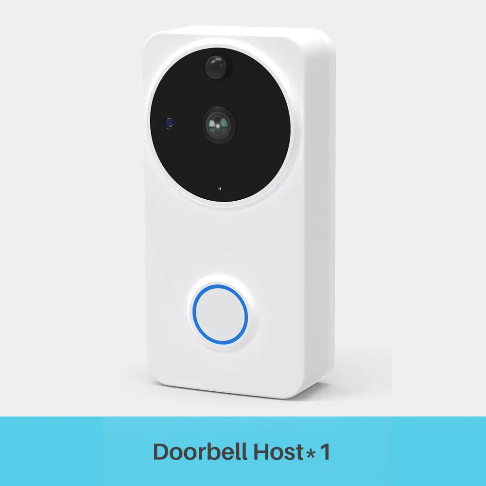 WiFi дверной Звонок камера Смарт Wi-Fi Двусторонняя видеодомофон дверной звонок камера ночного видения PIR монитор сигнализация удаленный домашний мониторинг - Цвет: Option 2