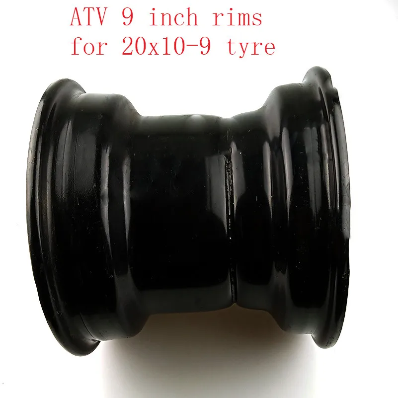 Размер 9 дюймов вакуумная Ступица колеса аксессуары для ATV 20X10 железная обода 4 х