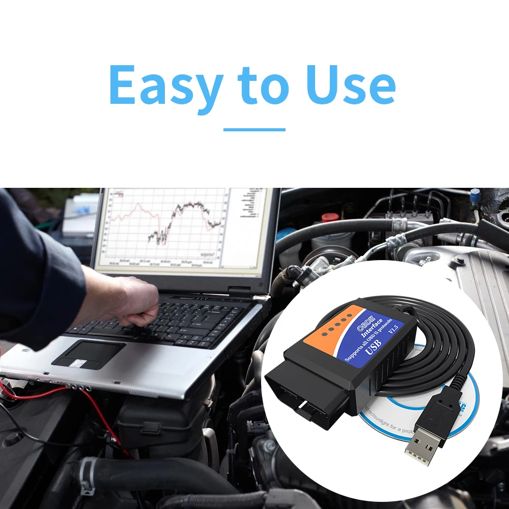 Популярный Высококачественный Сканер OBD/OBDII ELM 327 автомобильный диагностический