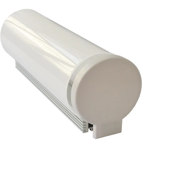 Круглый алюминиевый светодиодный светильник диаметр 80 мм линейный с опалом