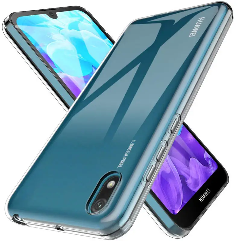Для Huawei Y5 2019 силиконовый прозрачный Футляр задняя крышка чехол для телефона AMN LX1