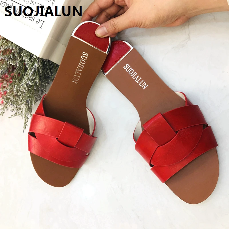 Пляжные шлепанцы для женщин сандалии на плоской подошве улицы путешествий