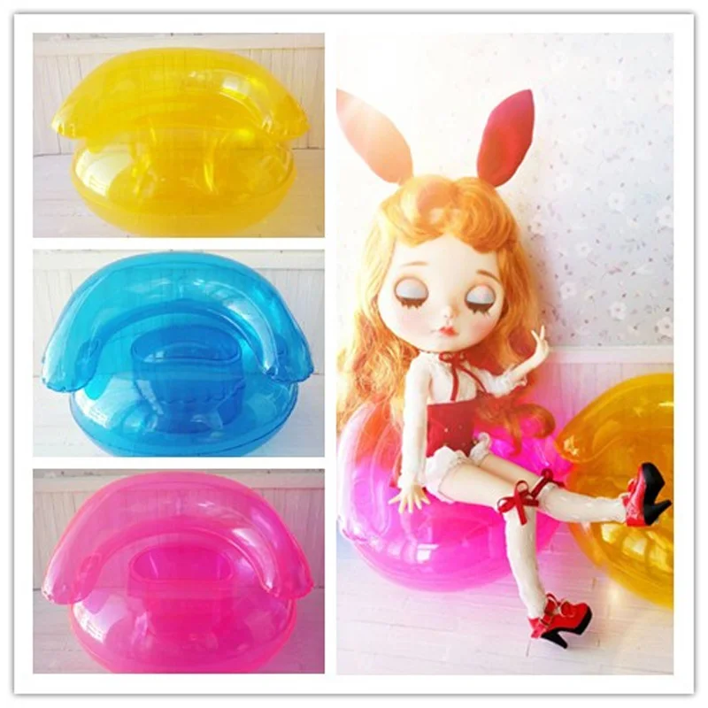 3 шт./лот 1/6 надувной водный диван для кукол Blyth Pullip Barbies аксессуары монстров|1/6