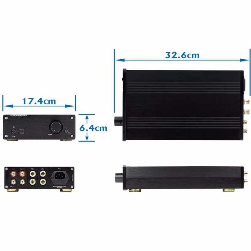 TOPPING TP60 TP-60 TA2022 80 Вт x 2 класс T AMP Tripath Мини Hifi Цифровой стерео усилитель мощности 2 аналоговых RCA входов высокой мощности