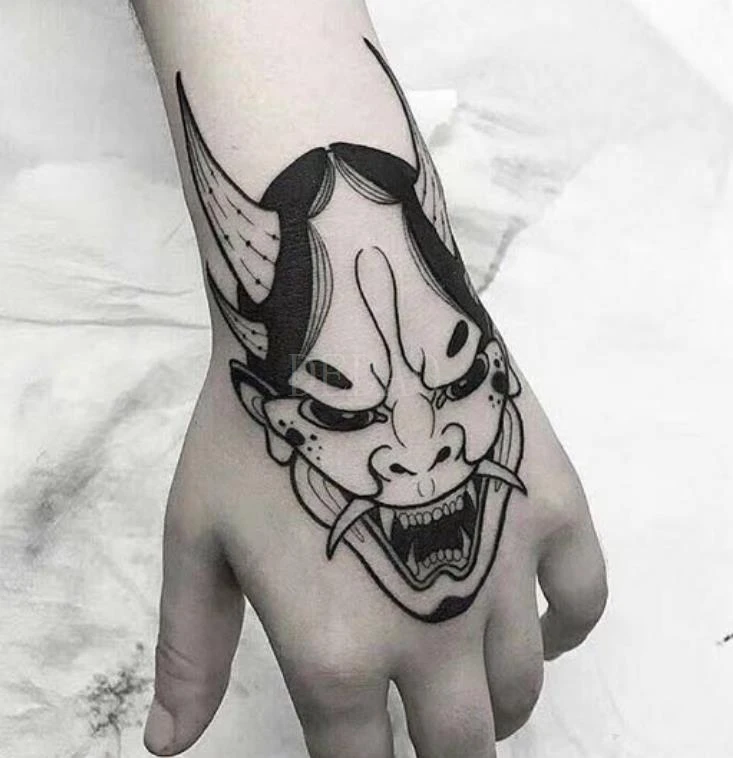 Временные татуировки, поддельные татуировки, наклейка, темный череп, лицо, буквы, ручная роспись, флеш-тату, тату, водостойкие татуировки для женщин и мужчин
