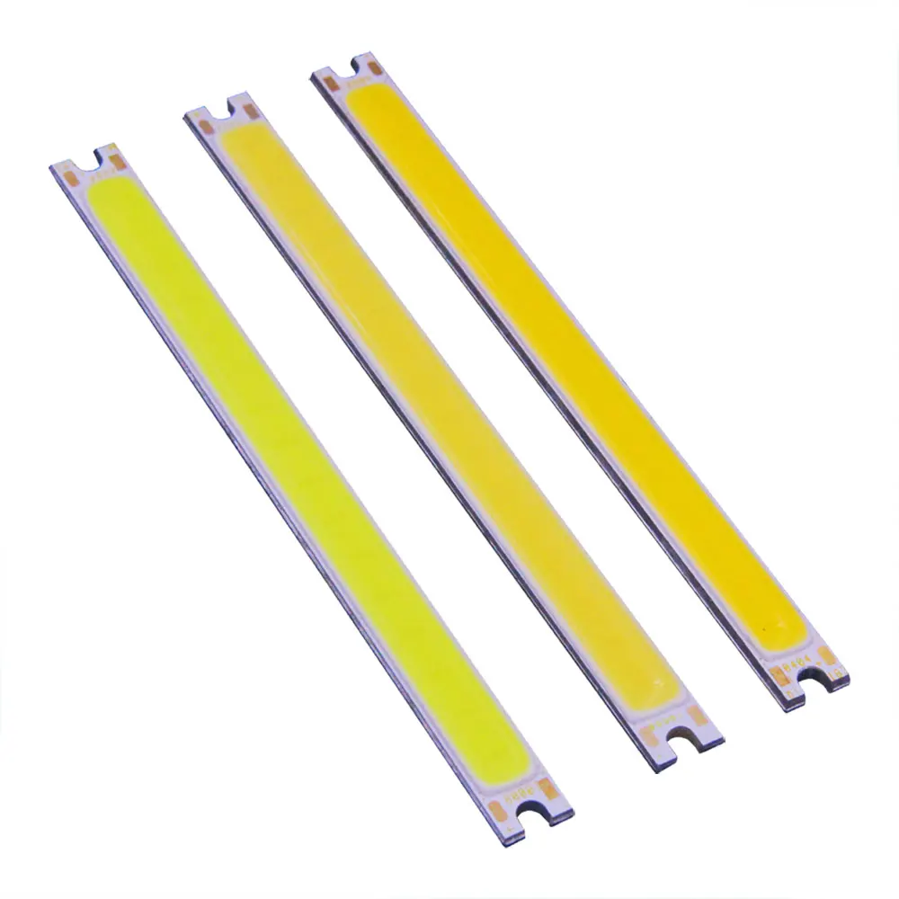 100*8 мм COB LED Bar Light s Chip On Board 5W 12V источник светильник Bulb DC12V для DIY Auto lamp Work Decor ing 10
