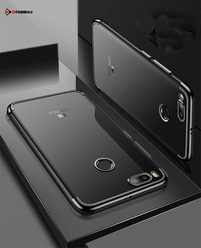 Чехол для Xiaomi 8 Lite чехлы Xiomi Mi задняя крышка прозрачный силикон мягкий ТПУ черное