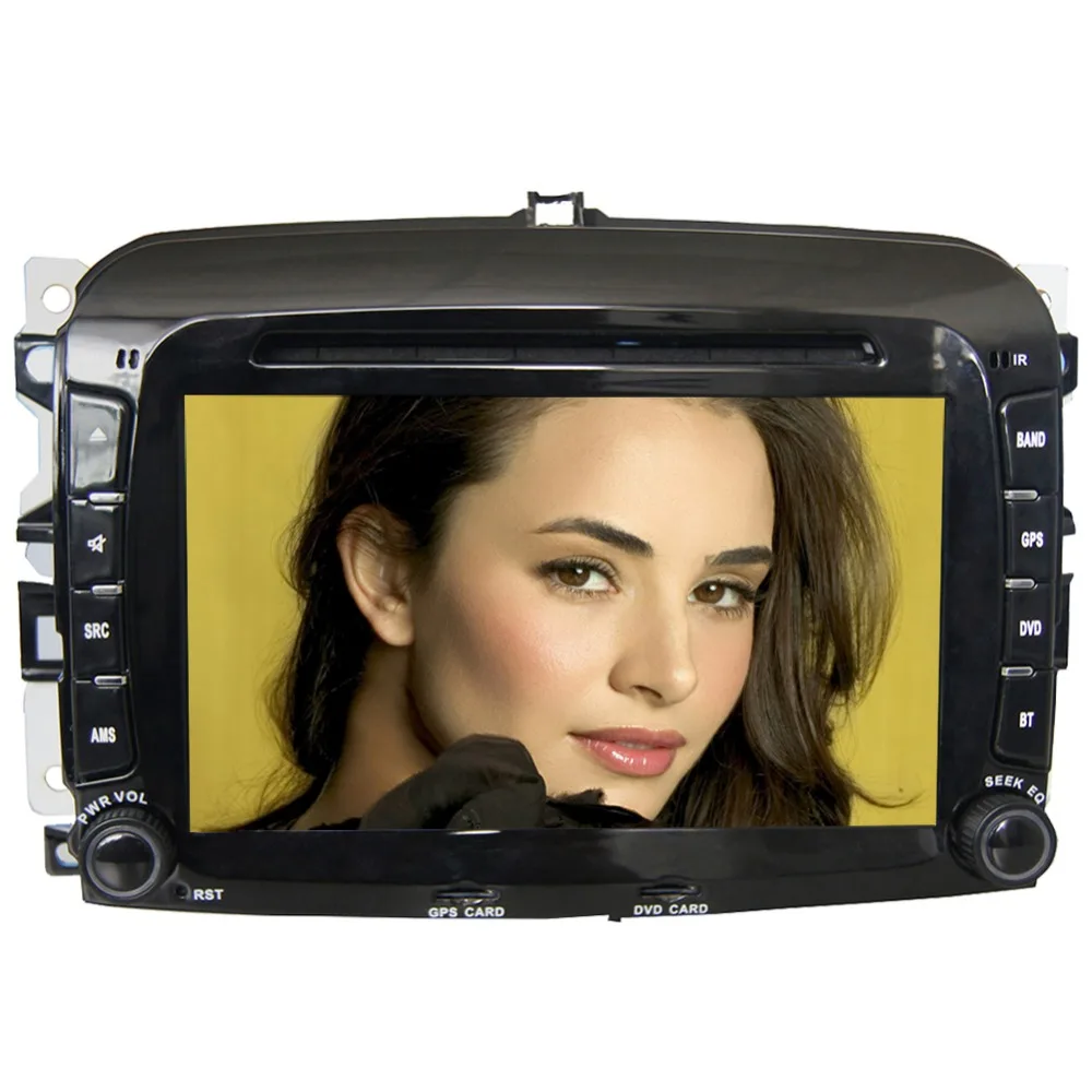 7 &quotHD 1024*600 4 ядра Android автомобильный DVD GPS Радио Видео Стерео навигация плеер для Fiat