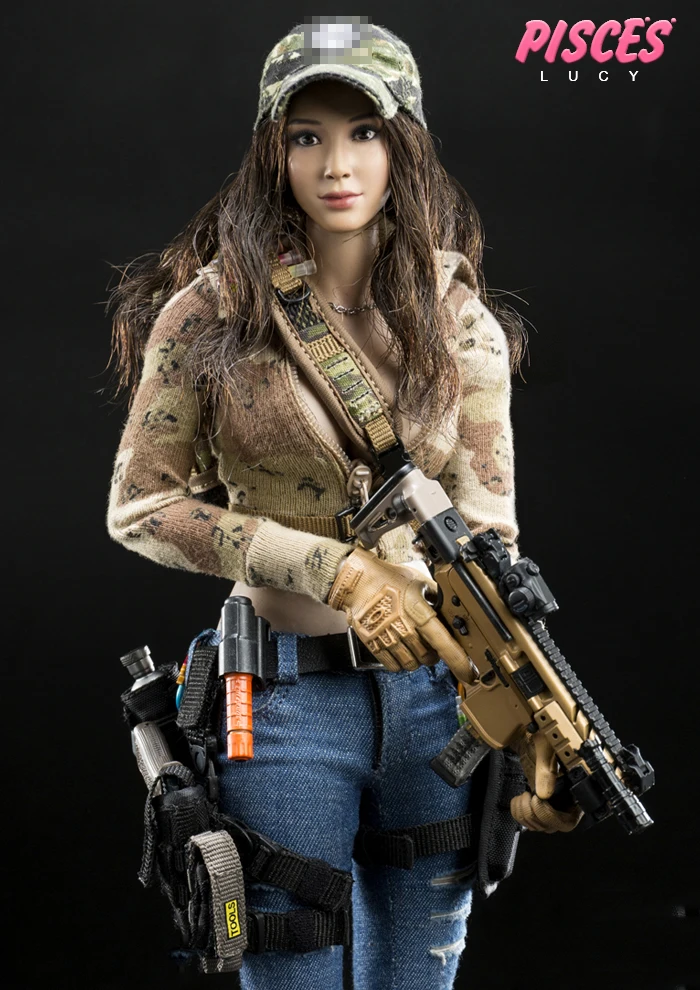 Полный набор DAMTOYS рыбы 1/6 DCG003 NANA DCG0004 LUCY Коллекционная фигурка игрушка Коллекционная фигурка кукла игрушки подарок с коробкой