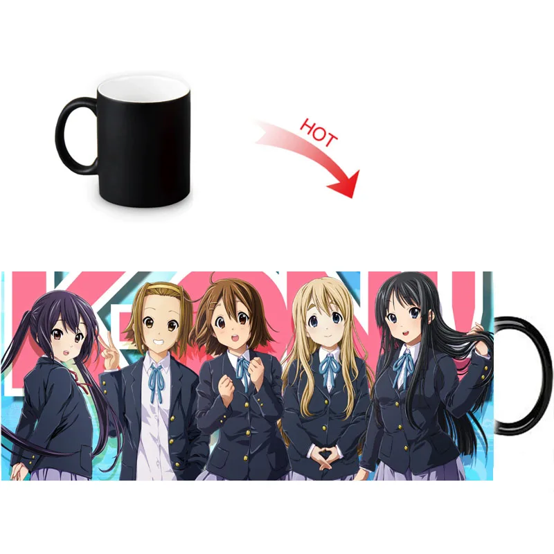 Забавная дорожная кружка K-on Girl чашка для кофе молока чая 12 унций новые кружки