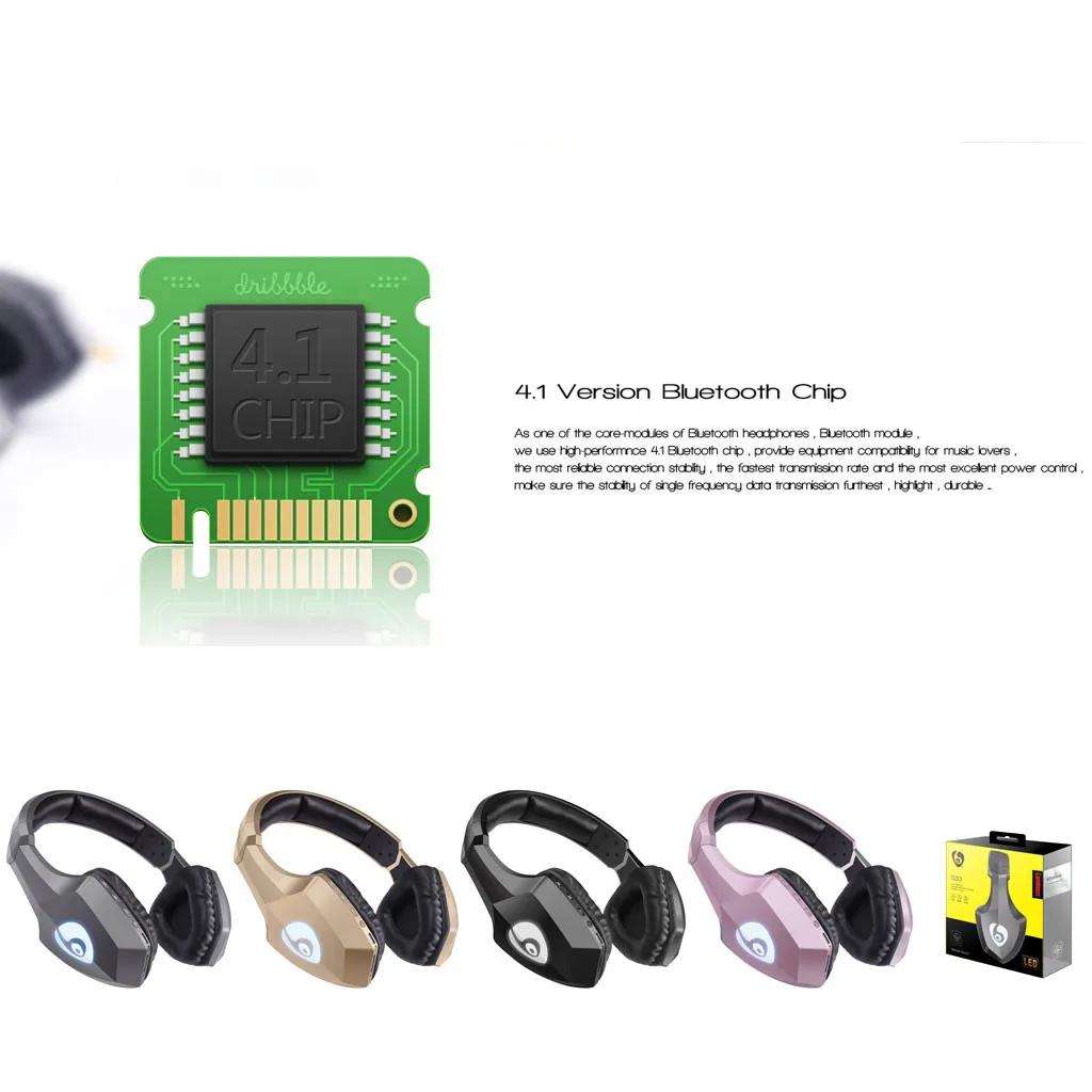 Беспроводные Bluetooth игровые гарнитуры большие наушники со светлым микрофоном стерео наушники глубокий бас для ПК компьютера геймера ноутбука PS4