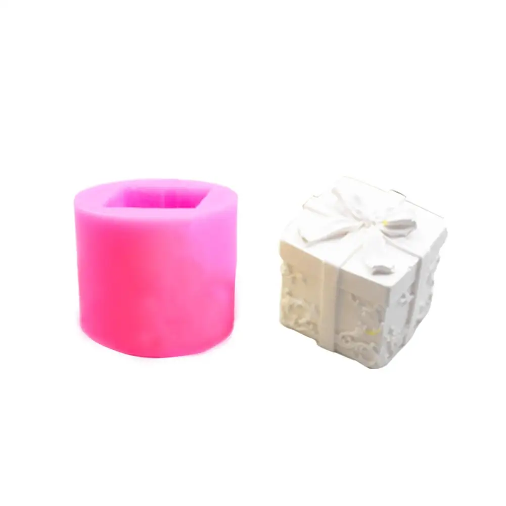 Рождественская Подарочная коробка форма в виде свечи искусство для изготовления