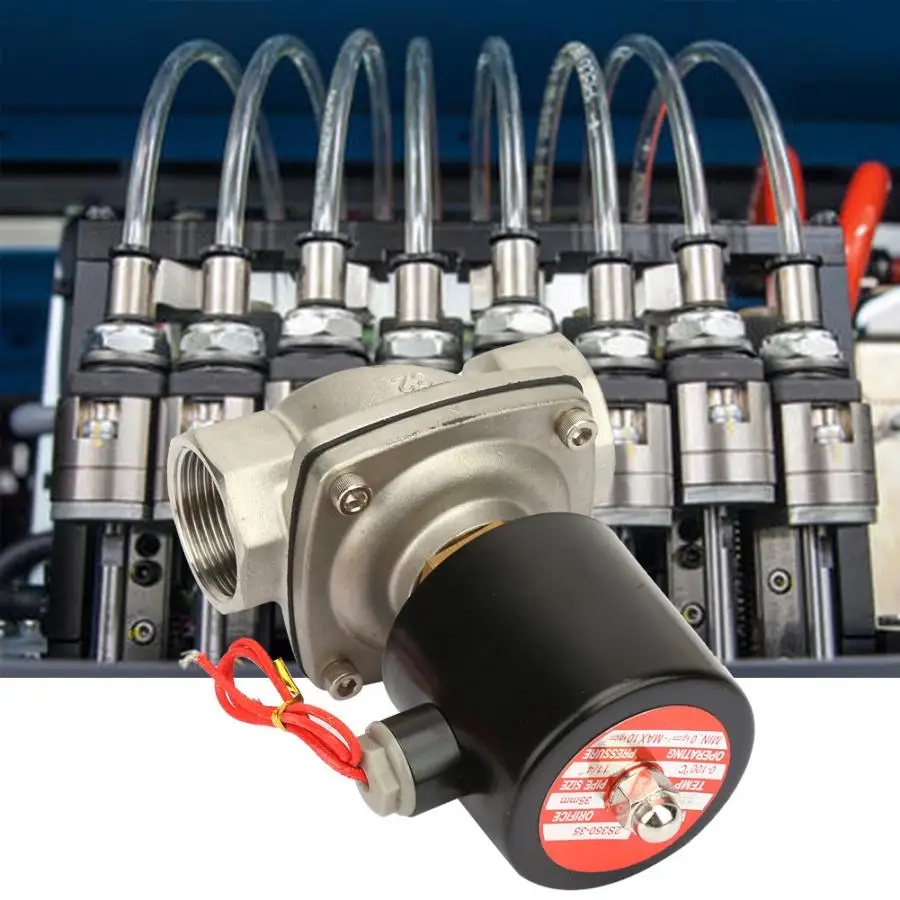 2S350-35 G1-1/4 &quotНормально открытый Электрический Соленоидный клапан из нержавеющей