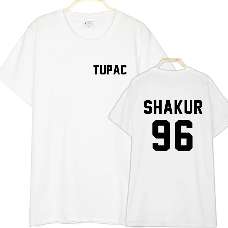 Thug Life футболки Шакур 96 Тупак 2PAC альбом уличная рубашки хип-хоп рэп короткий рукав