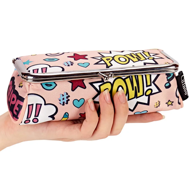 Повседневная женская сумка для макияжа с героями мультфильмов косметичка