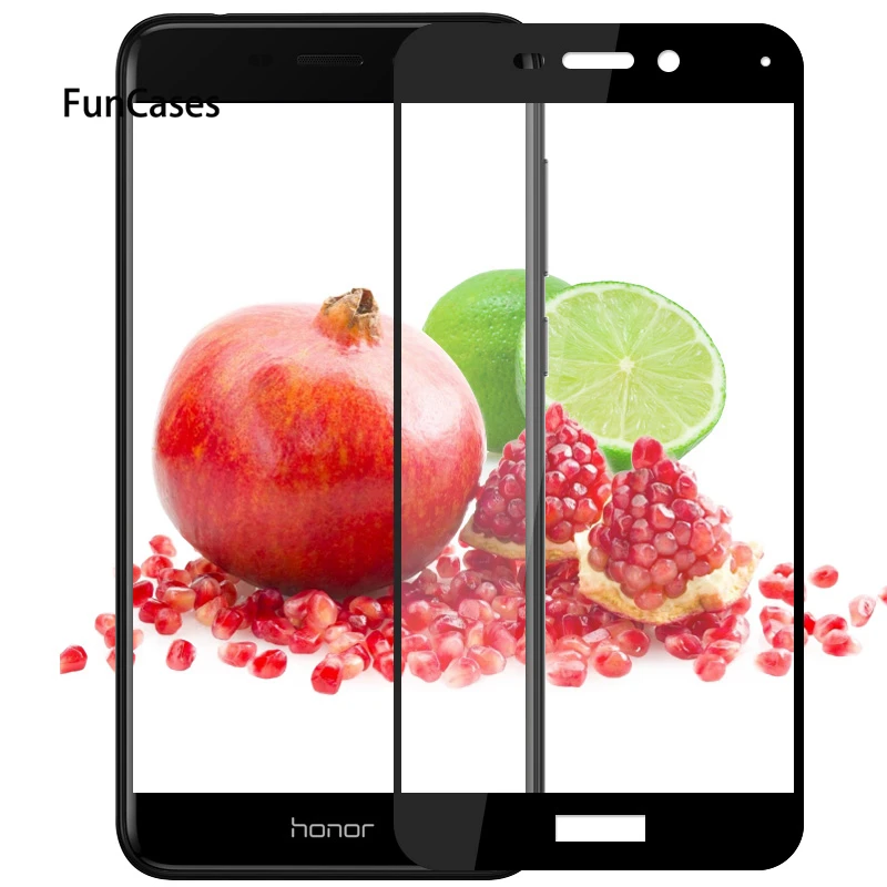 Полное покрытие закаленное стекло для huawei Honor 6C Pro Защита экрана 7X 6A 6X9 P9 Lite Mini Nova 2017
