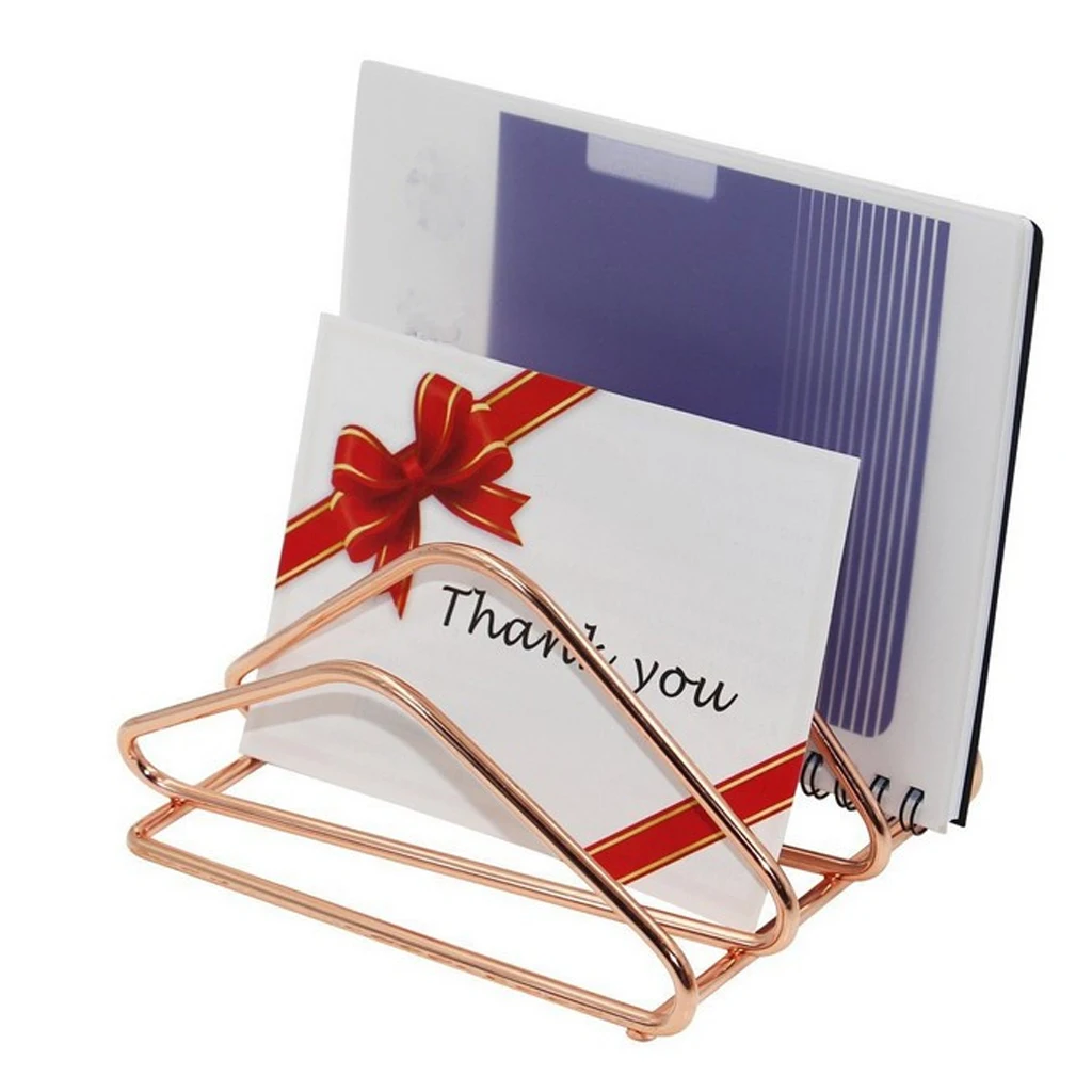 Креативная железная офисная настольная стойка-органайзер для сортировки