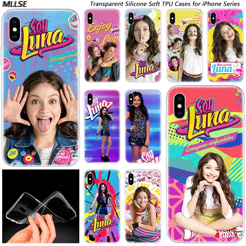 Модный силиконовый чехол Soy Luna для Apple IPhone 11 Pro XS Max X XR 7 8 6 6s Plus SE мягкий ТПУ