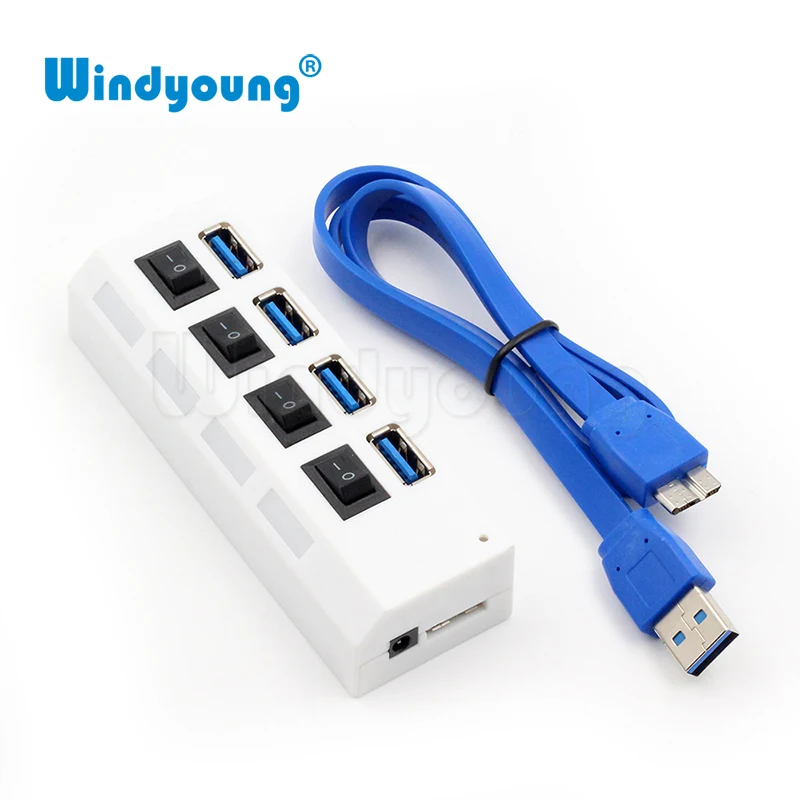 Мини USB 3 0 концентратор 4 Порты 5 Гбит/с высокая Скорость док станция Портативный usb