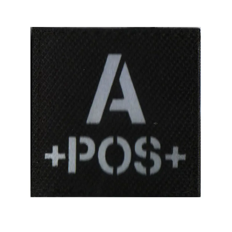 4pcs Military Blood Patches Embroidery Tactical Armband hook &amp loop Clothing Backpack Decoration Reflective Badge | Дом и сад