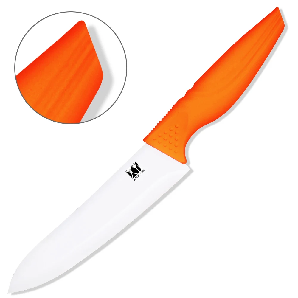 Горячие продажи керамические ножи фиолетовый Утилита Синий нарезки оранжевый