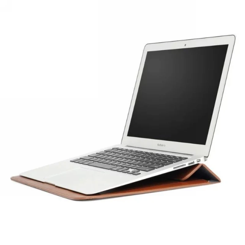 Новый конверт PU чехол для Macbook Air 11 13 ноутбук рукав кронштейн Подставка Funda Pro 15 retina
