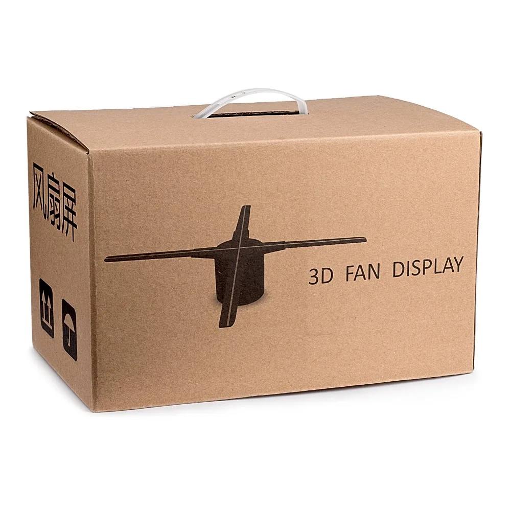 50 см Новинка 3D светодиодный голографический вентилятор вывеска проектор