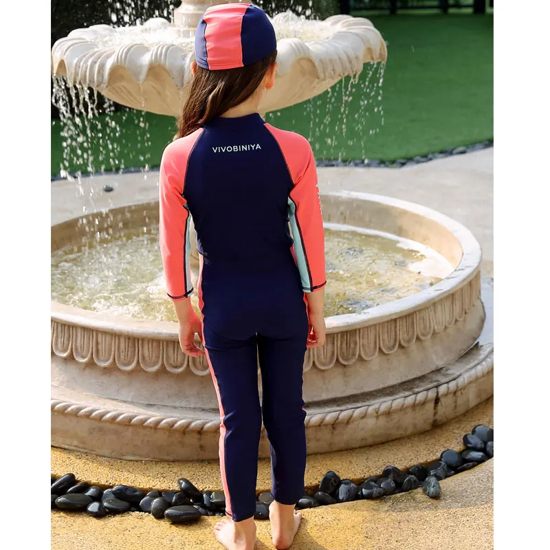 Детский цельный костюм для дайвинга из лайкры с защитой от ультрафиолета и