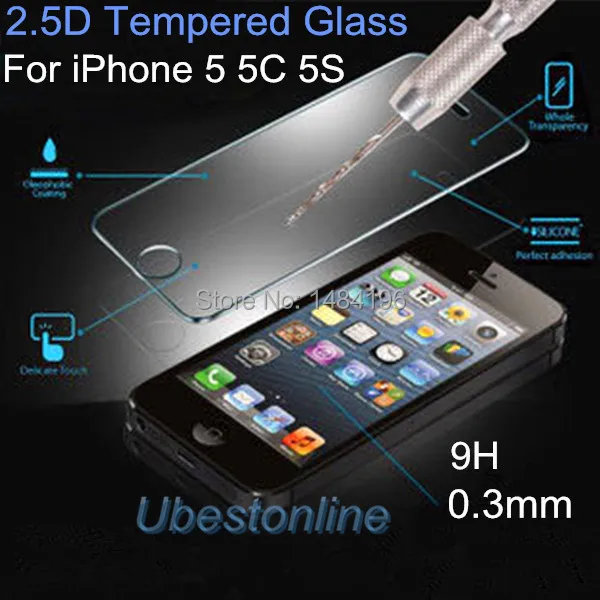 Прозрачное переднее закаленное стекло для iPhone SE Защитная пленка экрана 5 5S 5C